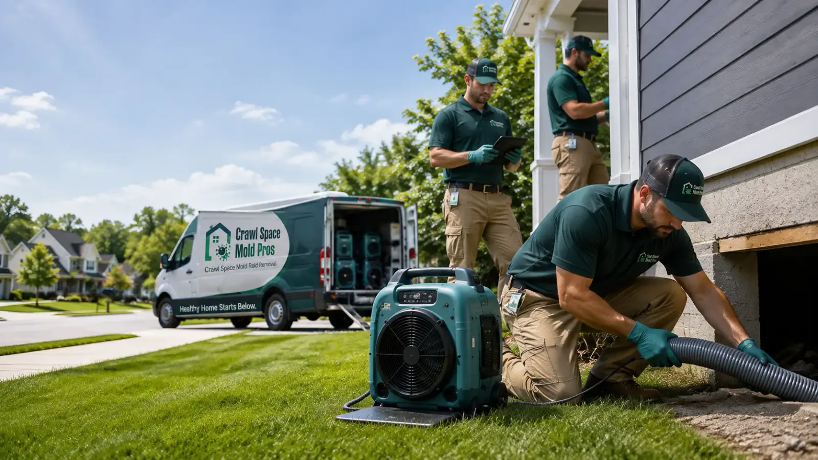 Crawl Space Mold Removal in Buena Park, CA